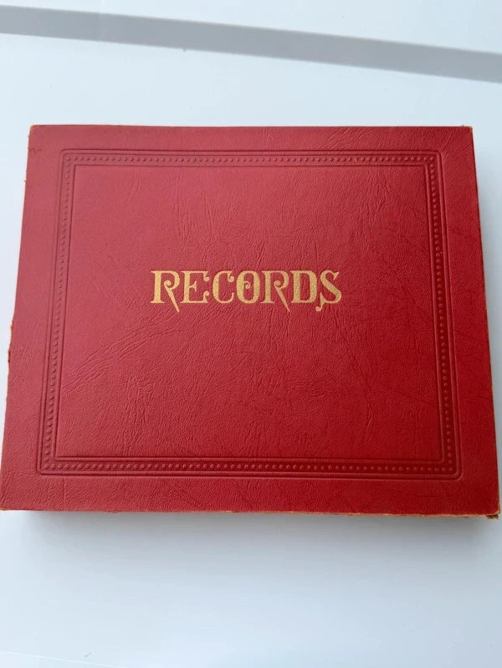 Vintage 45 RPM Record Album with 12 vinyl records bundle